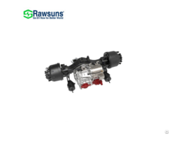Rawsuns 150 270kw Integrated Ev Axle Pmsm Motor Amt Differential For 6 4 Heavy Semi Truck