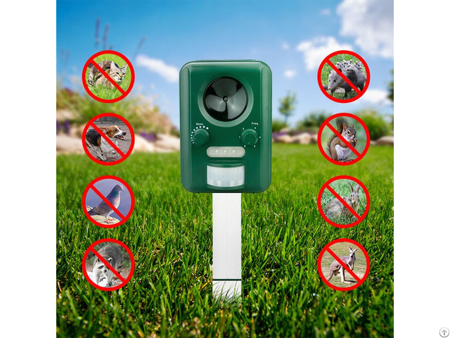 Ultrasonic Pir Sensor Bird And Cat Dog Repeller