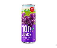100% Red Grape Juice 320ml Sleek Can