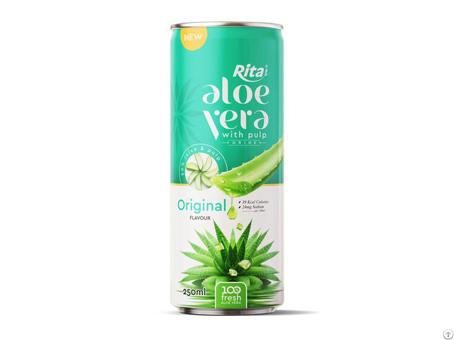 Fresh Aloe Vera Drink With Pulp Original Flavor 250ml