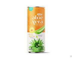 Fresh Aloe Vera Drink With Pulp And Pineapple Flavor 250ml