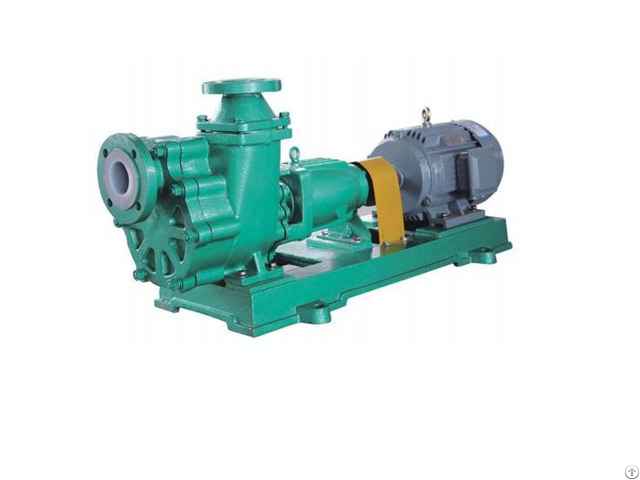 Fluorine Plastic Lining Self Priming Centrifugal Pump