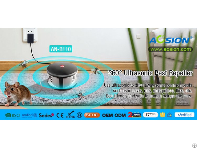 Ultrasonic Insect And Pest Repeller An B110