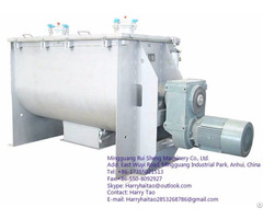 Horizontal Double Ribbon Blender Powder Liquid Mixer