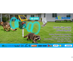 Garden Double Sides Solar Animal Deterrent Cat Dog Bird Deer Repellent