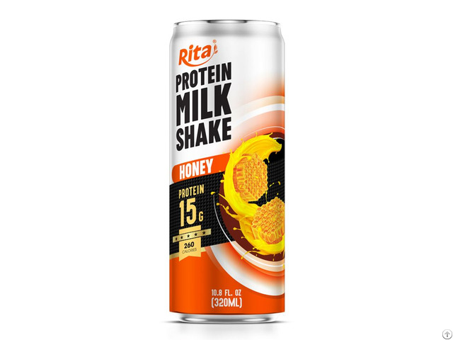 Rita Protein Milkshake Honey Flavor 320ml Sleek Can