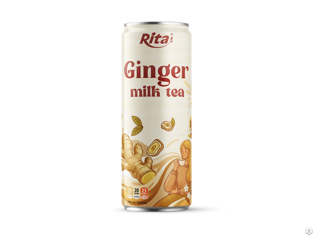 Premium Ginger Milk Tea Drink 320ml Can