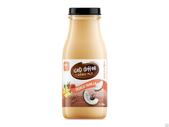 Rita Iced Coffee With Coconut Milk French Vanilla 280ml Glass Bottle