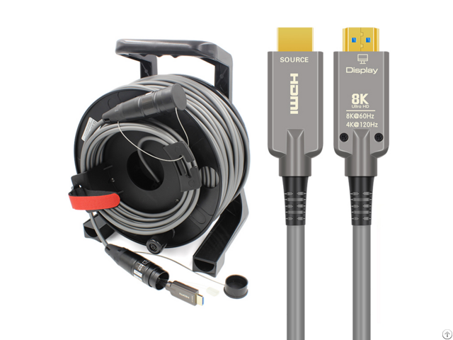Armored 8k Fiber Optic Hdmi 2 1 Active Optical Cable