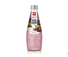 Rita Basil Seed Drink With Mangosteen Flavor 290ml Glass Bottle