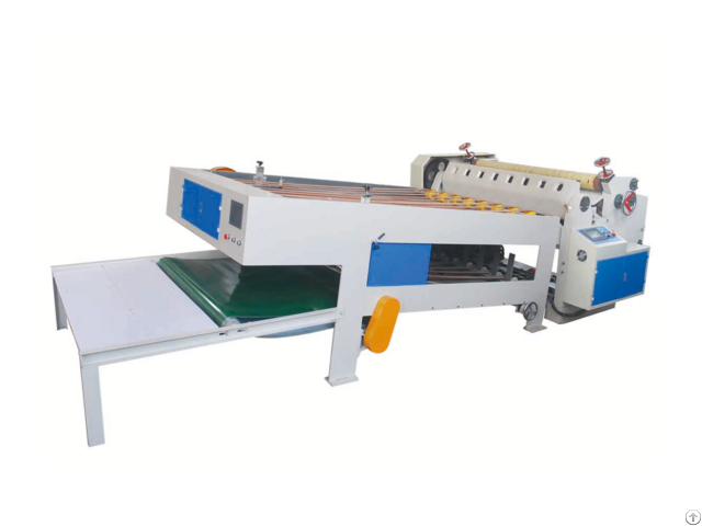 Mjsd 4 Plc Single Facer Paperboard Cutter And Automatic Stacker