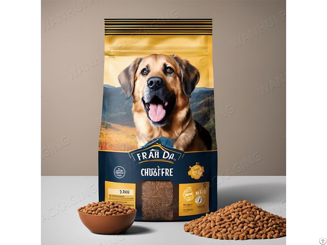 Custom Uv Effect Dog Food Bags