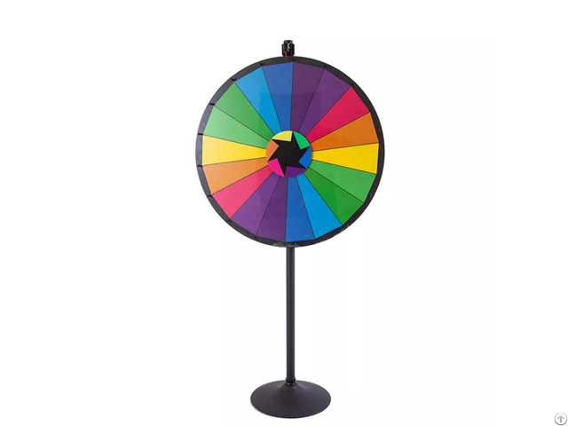 36nches Prize Wheel With Iron Base For Double Use