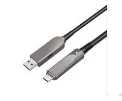 Usb3 2 Am To Usb C Fiber Active Optical Cable
