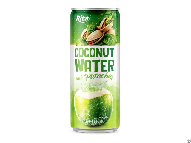Rita Coconut Water With Pistachio 250ml Can