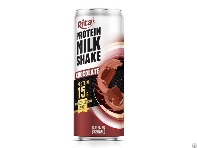 Protein Milkshake Chocolate Flavor Rich Cocoa
