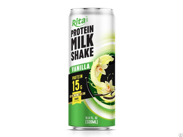 Protein Milkshake Vanilla Flavor Smooth Creamy