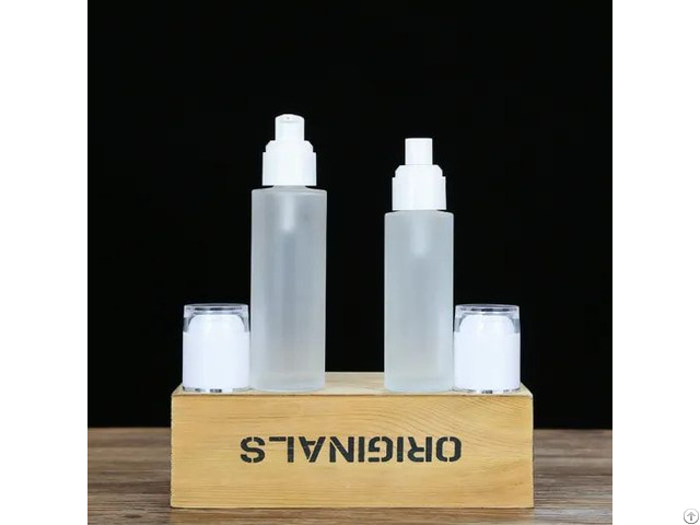 Premium Glass Lotion Bottle With Pump Wholesale