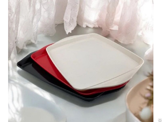Rectangular Serving Tray With Handles