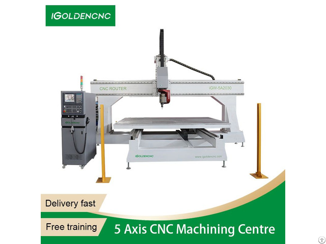 Five Axis Cnc Router Woodworking Machine