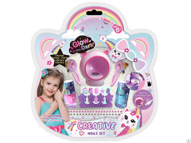 Glow In The Dark Creative Nail Set
