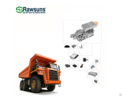 Rawsun 800kw 1160kw Pmsm Motor Amt Standard Ev Conversion Kit 165 Tons Mining Heavy Duty Truck