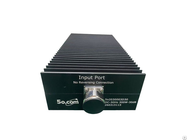 300w Rf Microwave Coaxial Fixed Attenuator Dc 3ghz 50ohm
