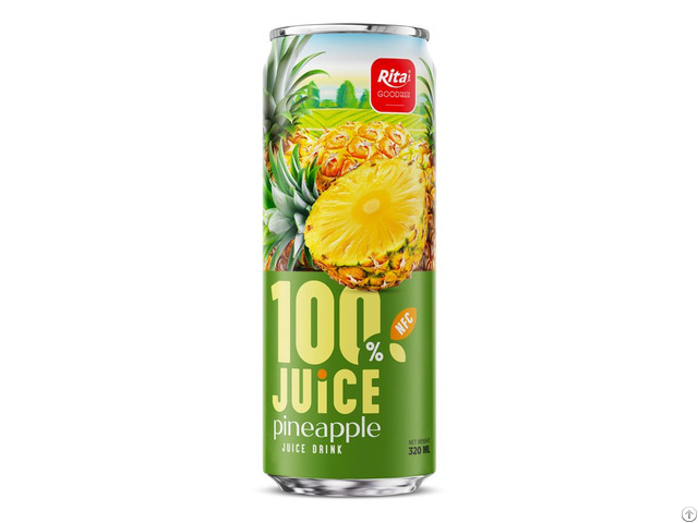 Rita Zesty 100% Pineapple Juice Nfc Pure Tropical Zing