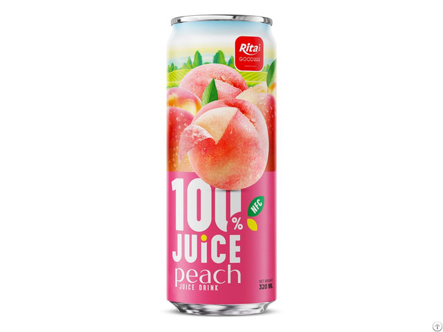 Rita Soft 100% Peach Juice Nfc Sweet Summer Orchard