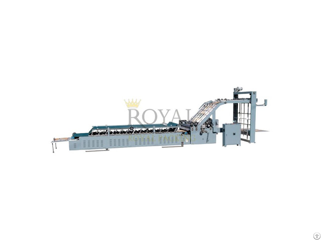 Mjbzb 1 1450 Model Semi Automatic Flute Laminating Machine With Plc Control