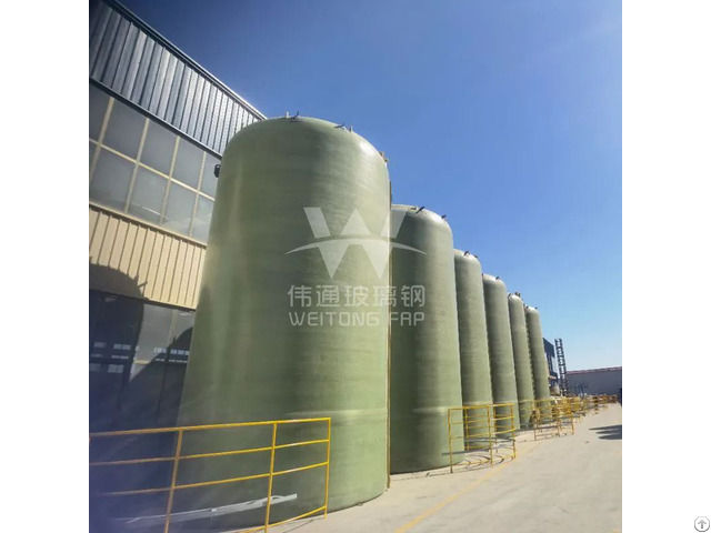 Fiberglass Vertical Storage Tank