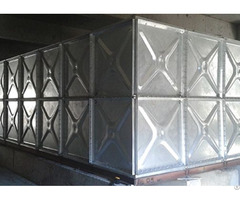 An Galvanized Steel Water Tank