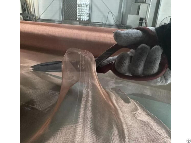 A Copper Woven Wire Mesh