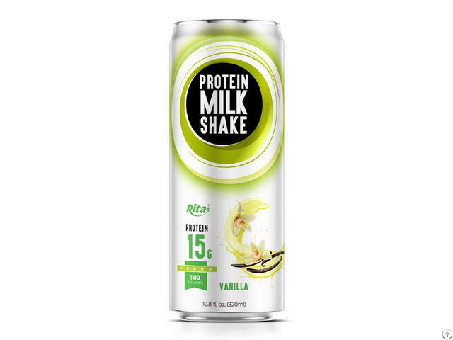 Protein Milk Shake With Vanilla Flavor