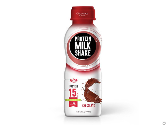 330ml Pp Bottle Protein Milk Shake With Chocolate Flavor