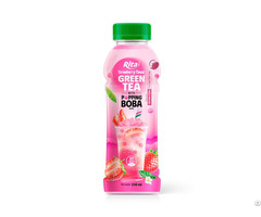 Popping Boba Black Tea With Strawberry Flavor