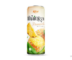 330ml Sleek Can Pineapple Green Tea Drink