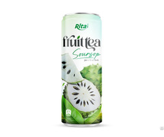 330ml Sleek Can Soursop Green Tea Drink Non Alcoholic