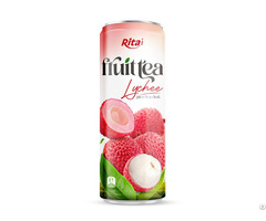 330ml Sleek Can Lychee Green Tea Drink