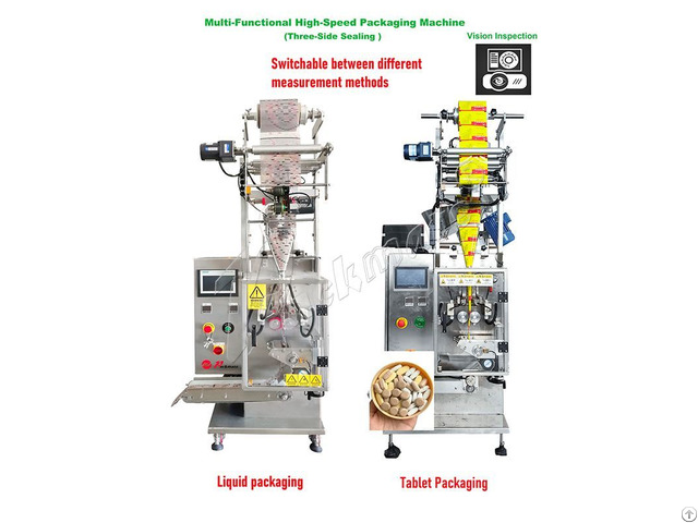 High Speeed Three Side Sealing Food Packaging Equipment