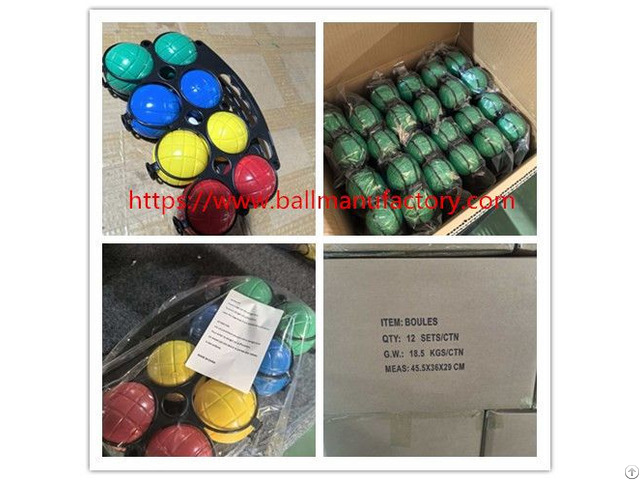 Supply Plastic Petanque Boules Ball