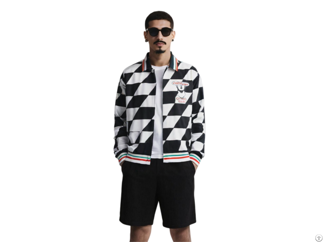 Monochrome Casablanca Grand Prix Check Shirt