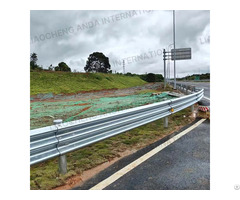 Three Wave Corrugated Guardrail