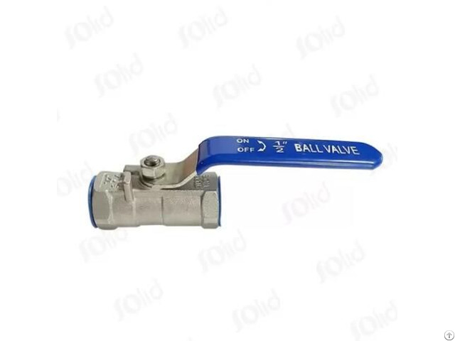 Stainless Steel 1pc Ball Valve