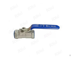 Stainless Steel 1pc Ball Valve