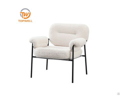 Leisure Sofa Velvet Seat Powder Coating Leg Dc 7706