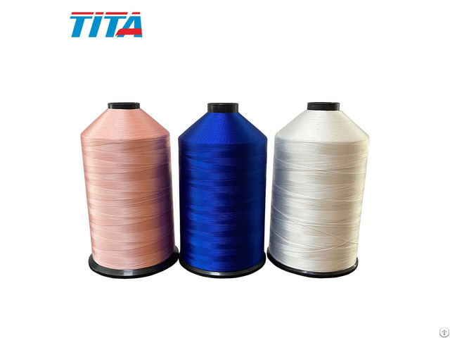 420d 2 8g D High Tenacity 1kg King Spool 100% Polyester Sewing Thread Raw White