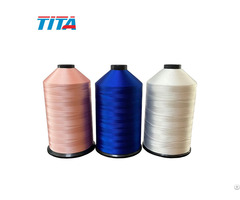 420d 2 8g D High Tenacity 1kg King Spool 100% Polyester Sewing Thread Raw White