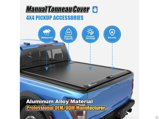 A Manual Pickup Bed Tonneau Cover