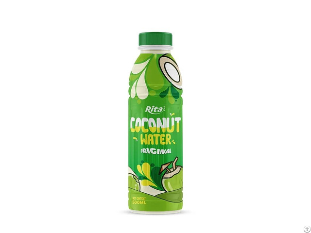 500ml Pure Coconut Water Pet Bottle No Added Sugar Natural Drink Vietnam